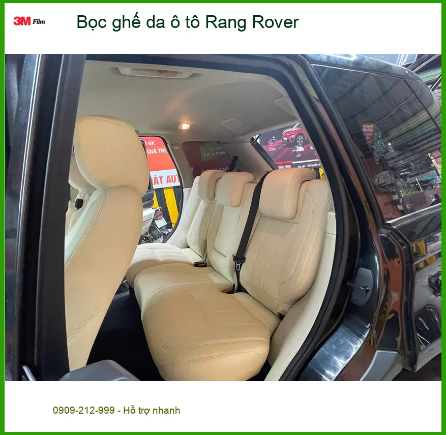 Anh Tùng Bọc ghế da ô tô Range Rover Velar tại Quận Hóc Môn để nâng cấp nội thất xe