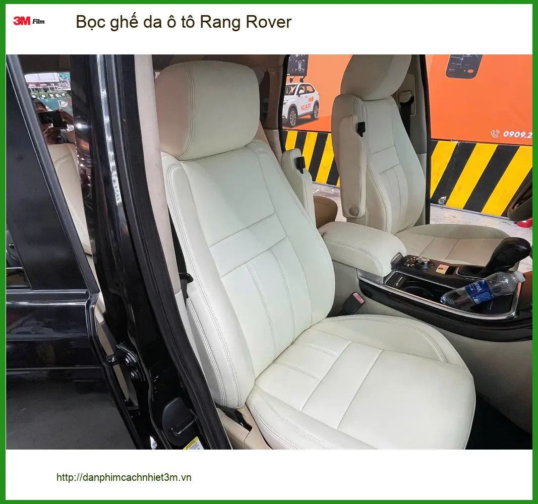 Anh Tùng Bọc ghế da ô tô Range Rover Velar tại Quận Hóc Môn để nâng cấp nội thất xe ảnh thực tế 2