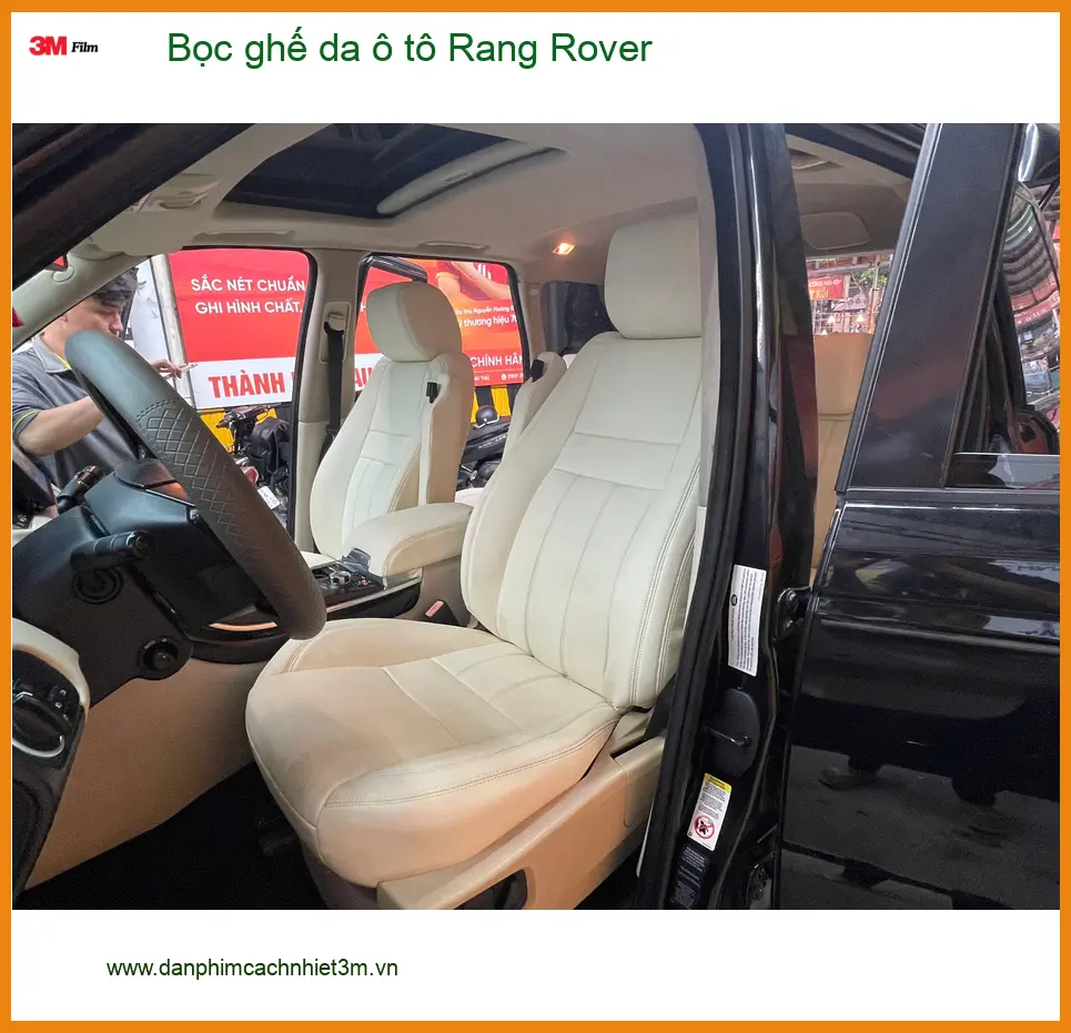 Anh Tùng Bọc ghế da ô tô Range Rover Velar tại Quận Hóc Môn để nâng cấp nội thất xe ảnh thực tế 4