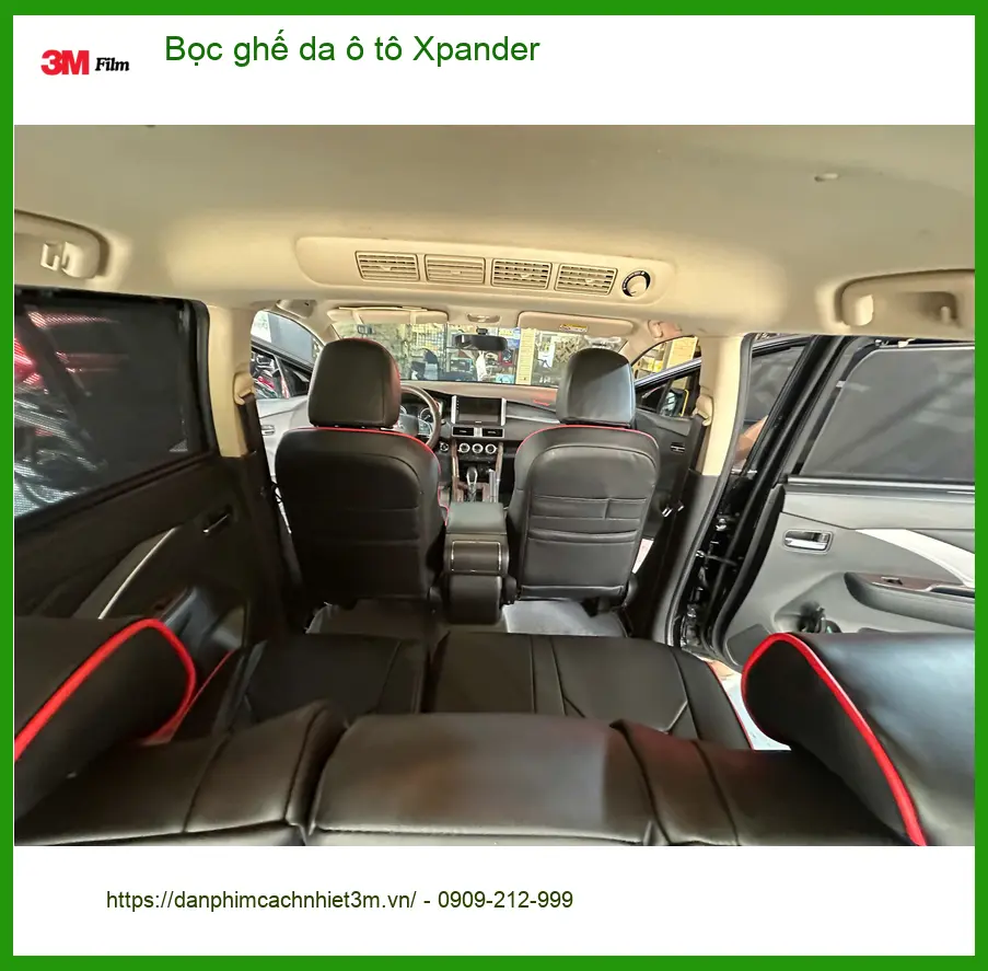 Chị Thảo bọc ghế da Xpander Quận 9 vì ghế nỉ cũ ám mùi khó chịu ảnh thực tế 4
