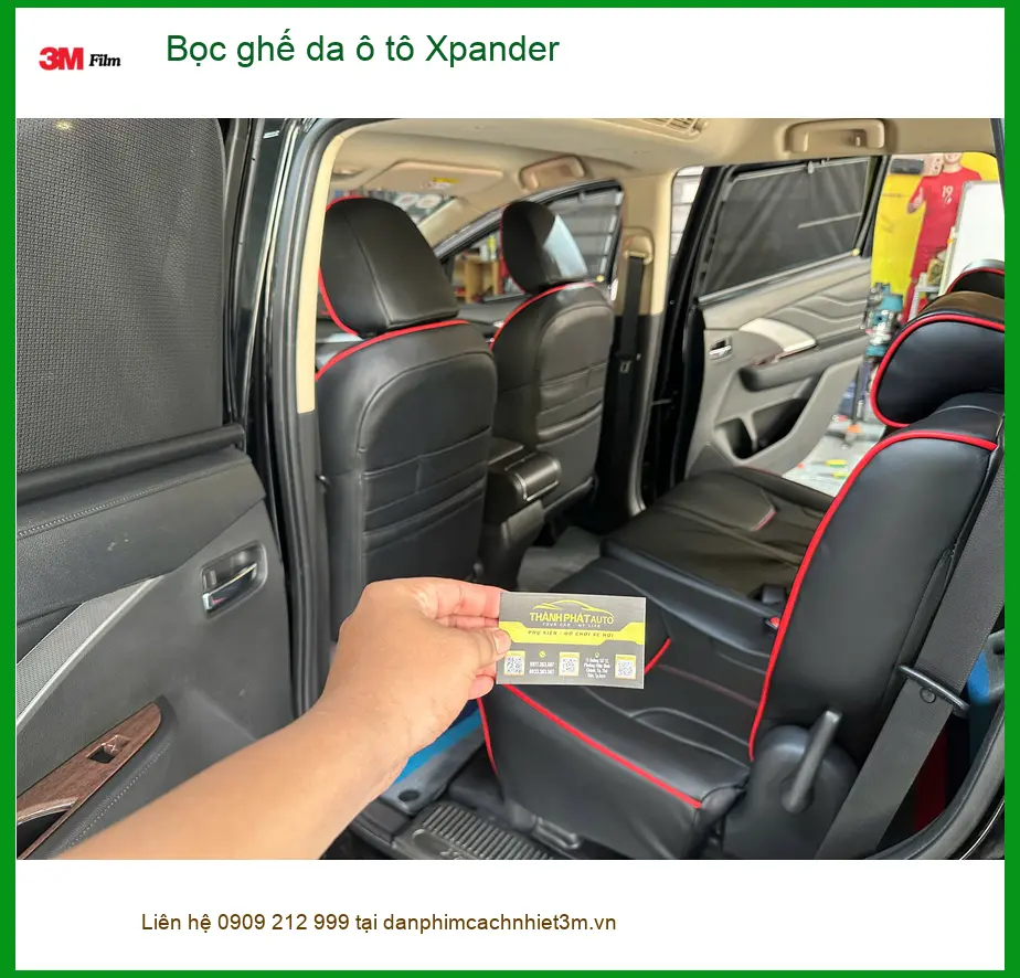 Anh Khôi bọc ghế da ô tô Xpander tại Quận Thủ Đức để nâng tầm không gian nội thất ảnh thực tế 2