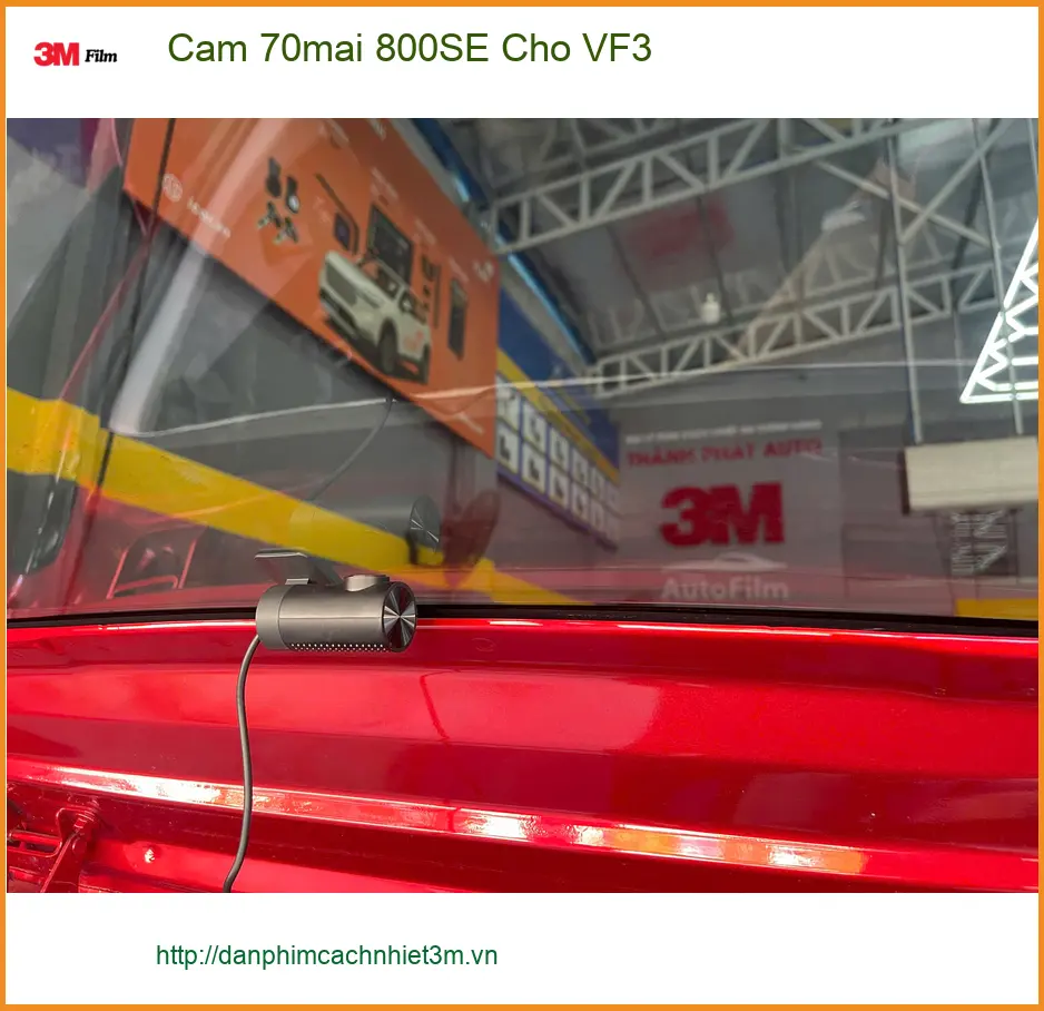 Anh Cường lắp Cam 70mai 800SE cho VF3 tại Bình Thạnh để ghi hình rõ nét ảnh thực tế 2
