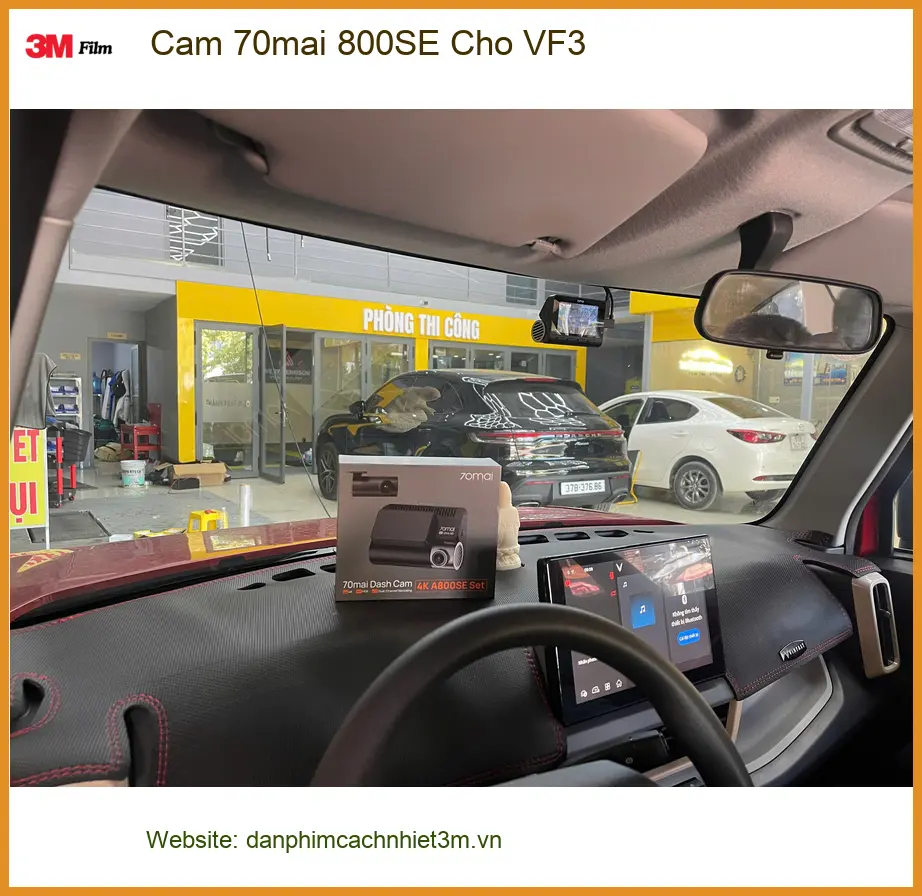 Cô Lành lắp Cam 70mai 800SE cho VinFast VF3 Quận 11 cần camera rõ nét ban đêm ảnh thực tế 4