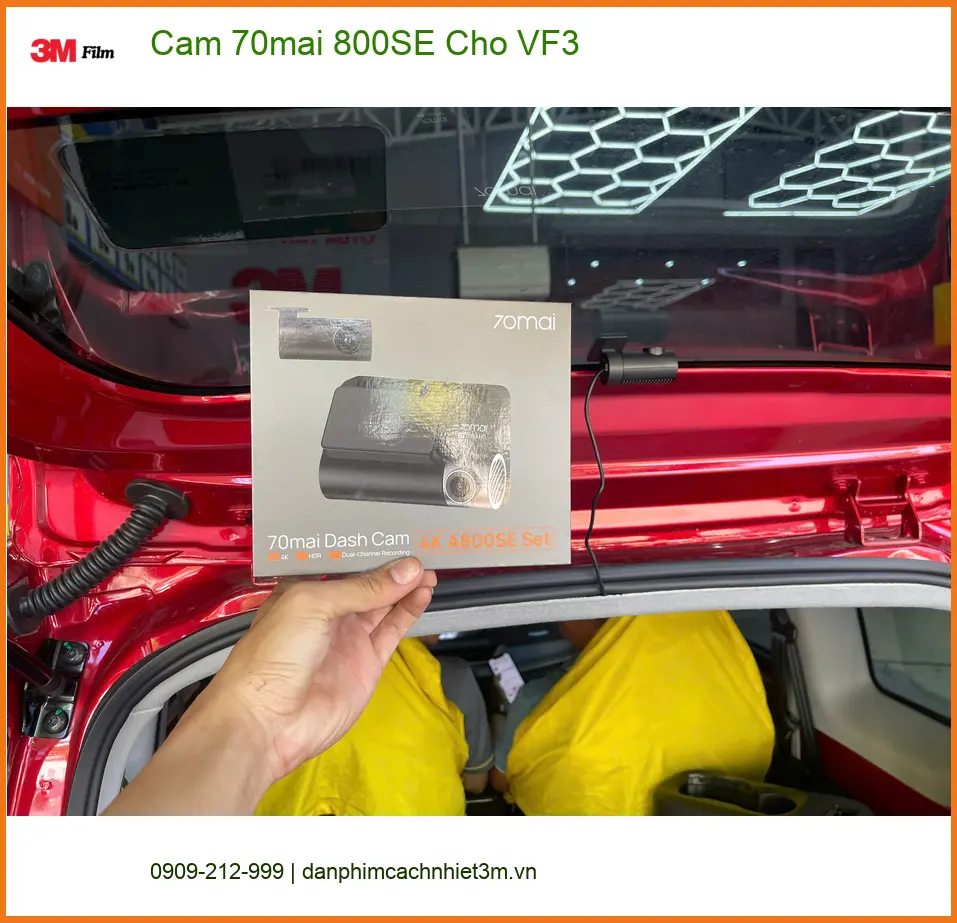 Anh Hưng lắp Camera 70mai 800SE cho VF3 tại Thủ Đức ghi lại hành trình ảnh thực tế 3