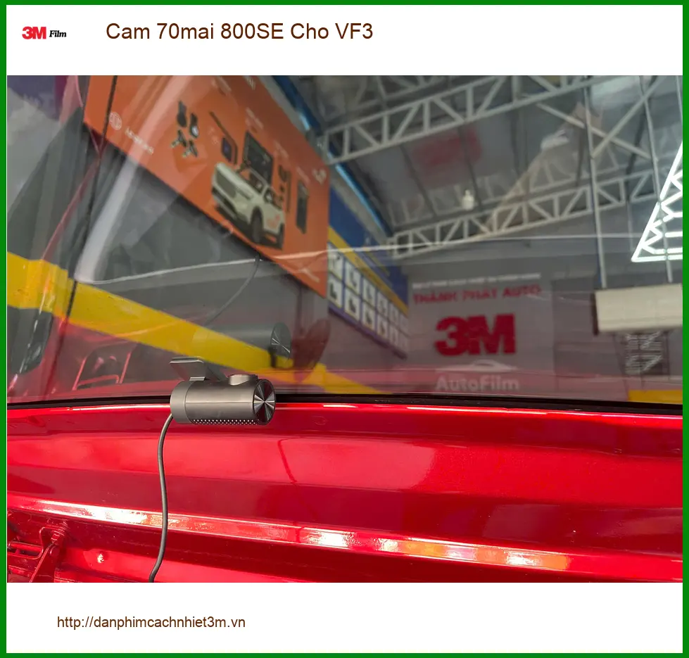 Anh Khôi lắp camera 70mai 800SE cho VinFast VF3 tại Quận Bình Tân ảnh thực tế 4