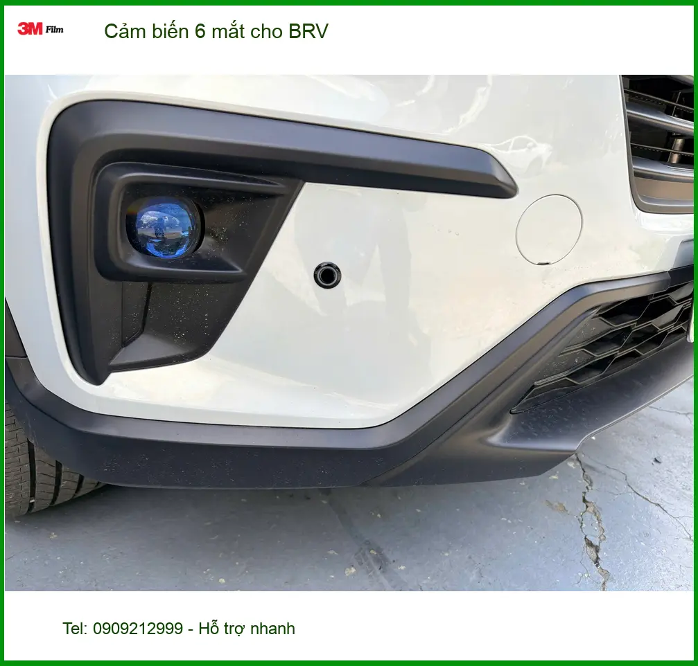 Chú Quang lắp cảm biến 6 mắt cho BRV tại Hóc Môn để lùi xe an toàn hơn ảnh thực tế 3