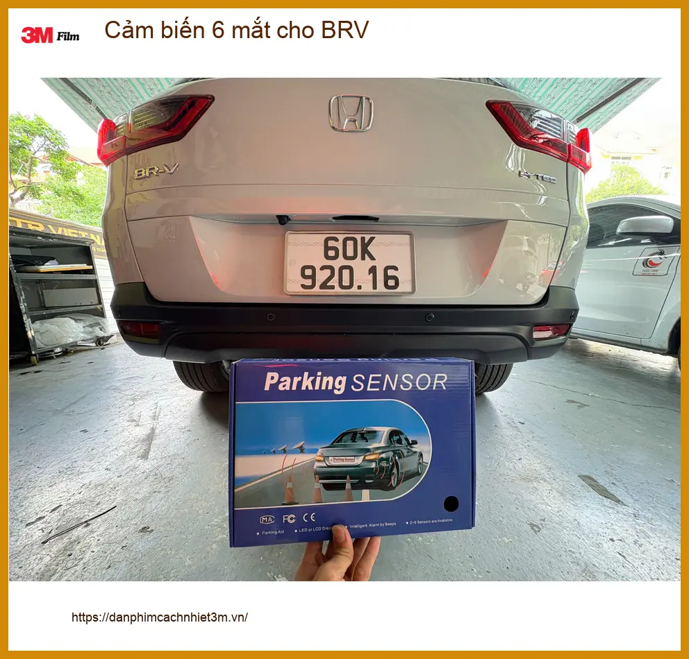Chú Bách lắp cảm biến 6 mắt cho BRV tại Củ Chi để an tâm hơn khi đỗ xe ảnh thực tế 5