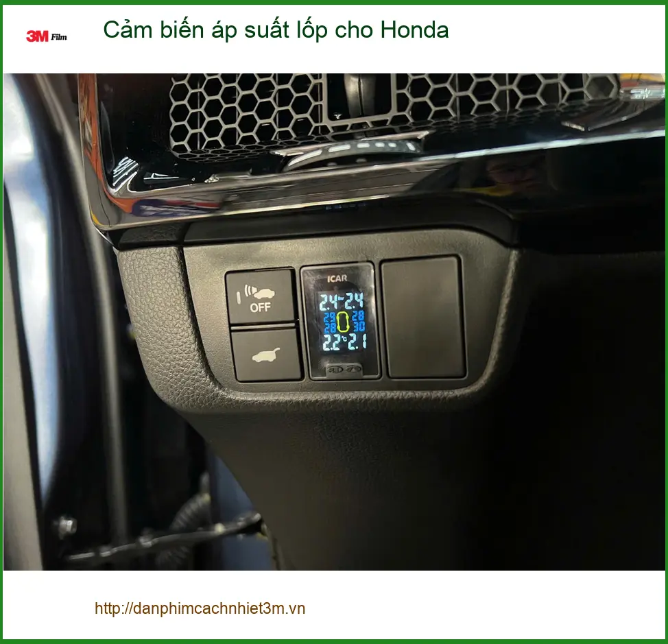 Chị Thanh lắp cảm biến áp suất lốp cho Honda Civic tại Quận Thủ Đức để an tâm hơn khi di chuyển xa ảnh thực tế 4