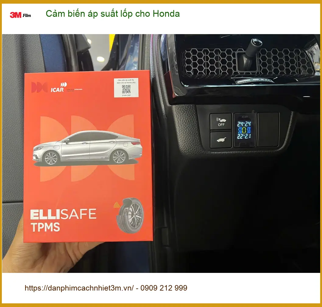Anh Tấn lắp cảm biến áp suất lốp cho Honda CR-V tại Quận 5 đảm bảo an toàn cho gia đình ảnh thực tế 2