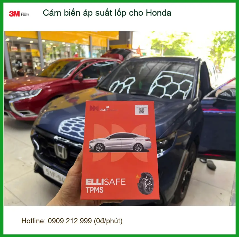 Anh Tùng lắp cảm biến áp suất lốp cho Honda CR-V tại Quận 9 để lái xe an toàn hơn ảnh thực tế 3