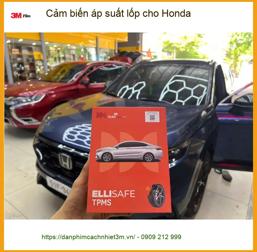 Anh Khôi Lắp Cảm Biến Áp Suất Lốp Cho Honda Civic Trước Chuyến Đi Cần Giờ An Toàn