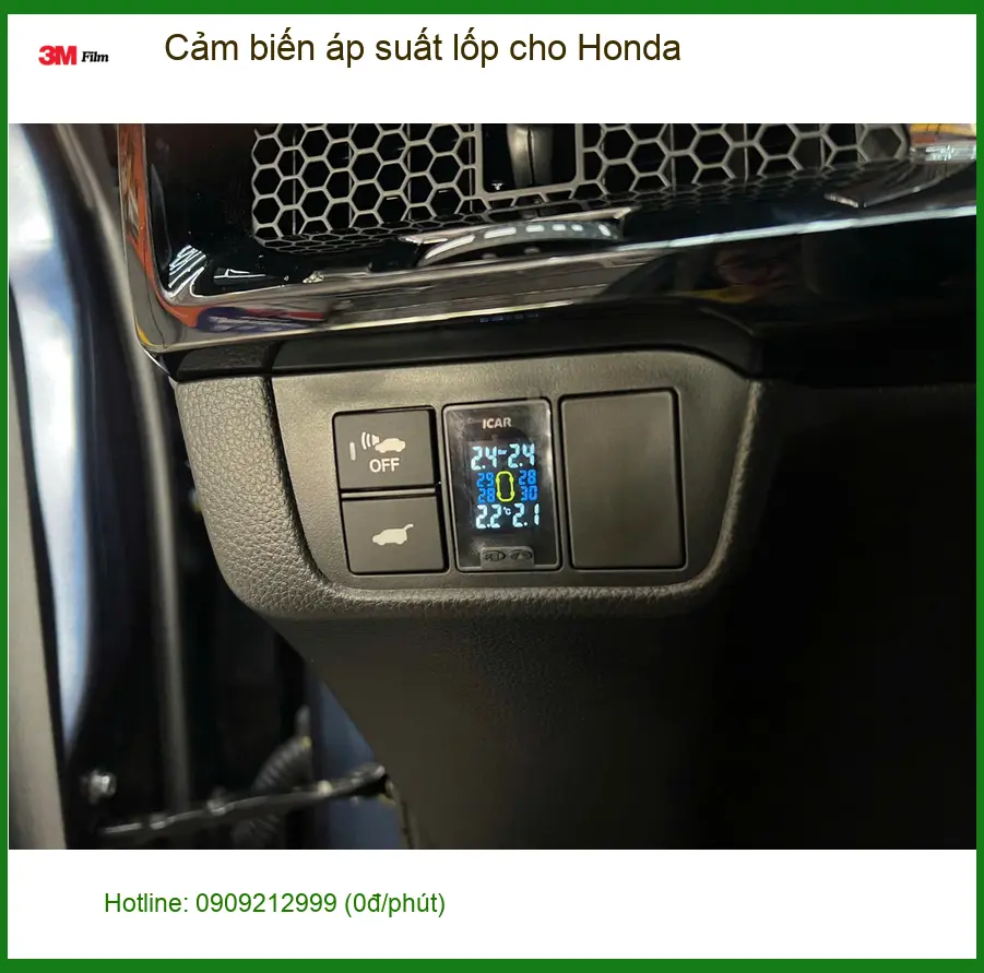 Anh Khôi Lắp Cảm Biến Áp Suất Lốp Cho Honda Civic Trước Chuyến Đi Cần Giờ An Toàn ảnh thực tế 2