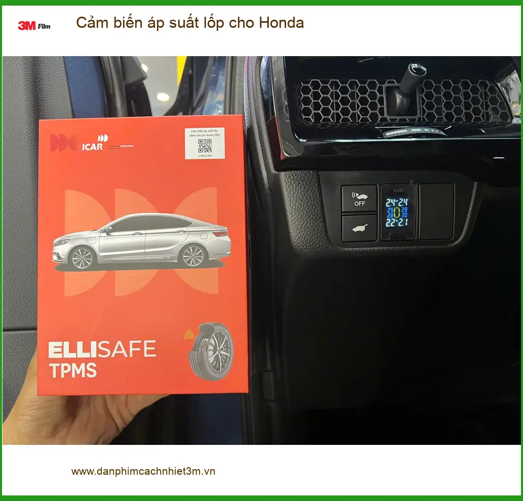 Anh Khôi Lắp Cảm Biến Áp Suất Lốp Cho Honda Civic Trước Chuyến Đi Cần Giờ An Toàn ảnh thực tế 3