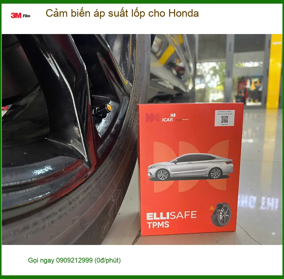 Anh Khôi Lắp Cảm Biến Áp Suất Lốp Cho Honda Civic Trước Chuyến Đi Cần Giờ An Toàn ảnh thực tế 5