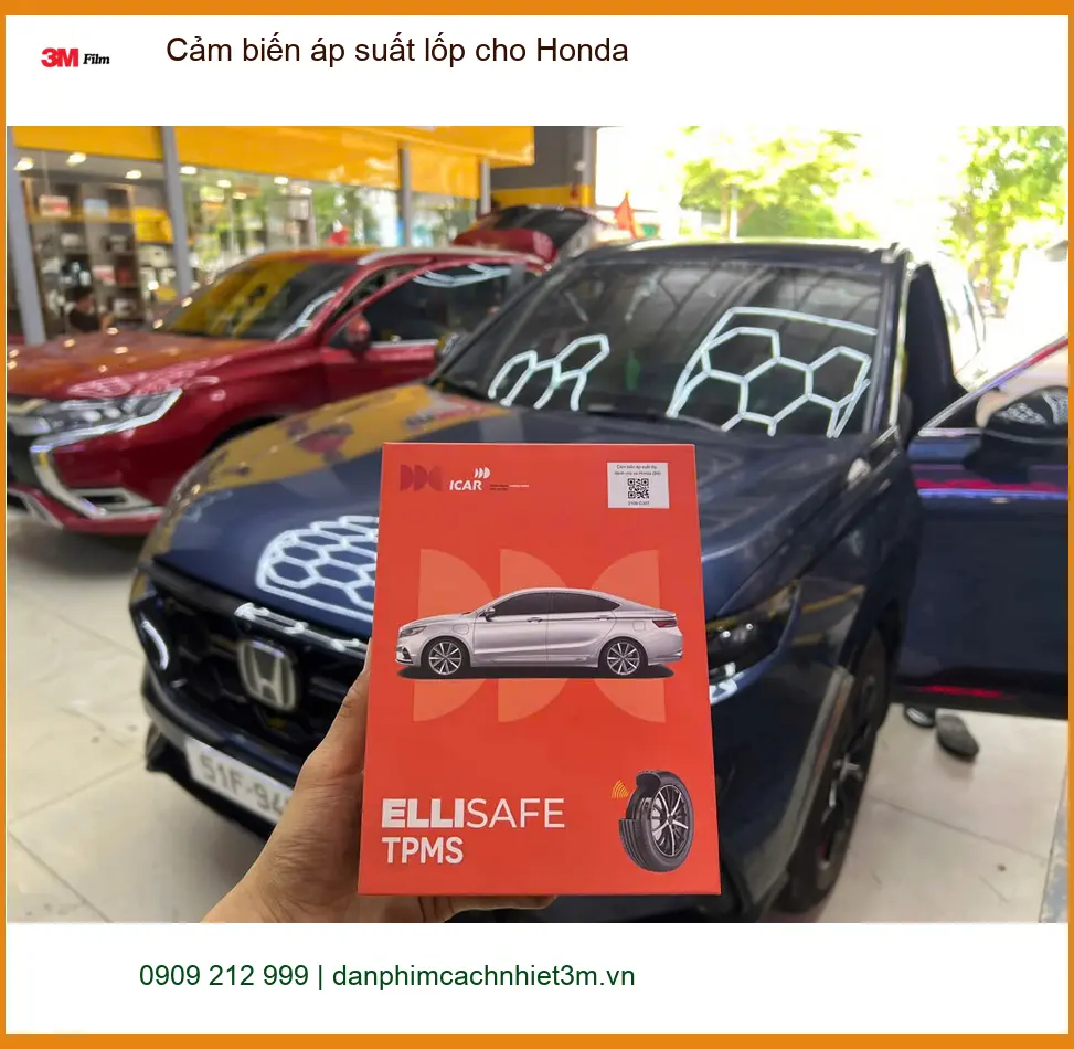 Anh Khang lắp cảm biến áp suất lốp Honda City tại Nhà Bè đảm bảo an toàn ảnh thực tế 2