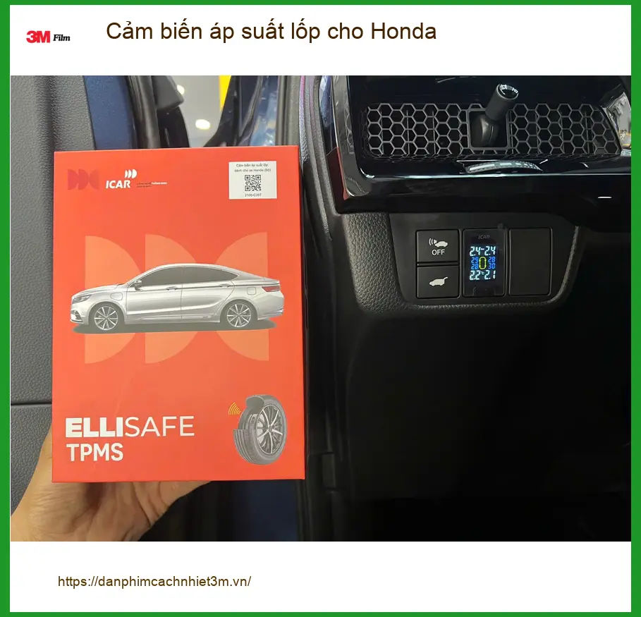 Anh Khang lắp cảm biến áp suất lốp Honda City tại Nhà Bè đảm bảo an toàn ảnh thực tế 3