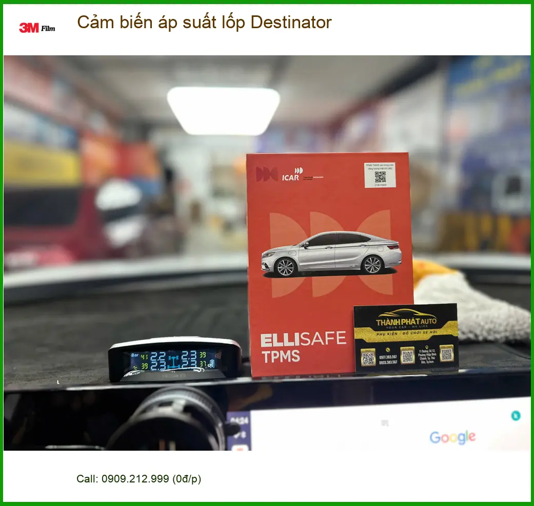 Anh Tấn lắp cảm biến áp suất lốp Destinator cho Hyundai Creta Quận 10