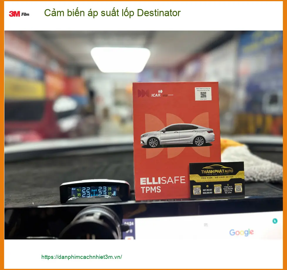 Chị Loan lắp cảm biến áp suất lốp Destinator cho Lux A2.0 tại Quận Bình Thạnh ảnh thực tế 3