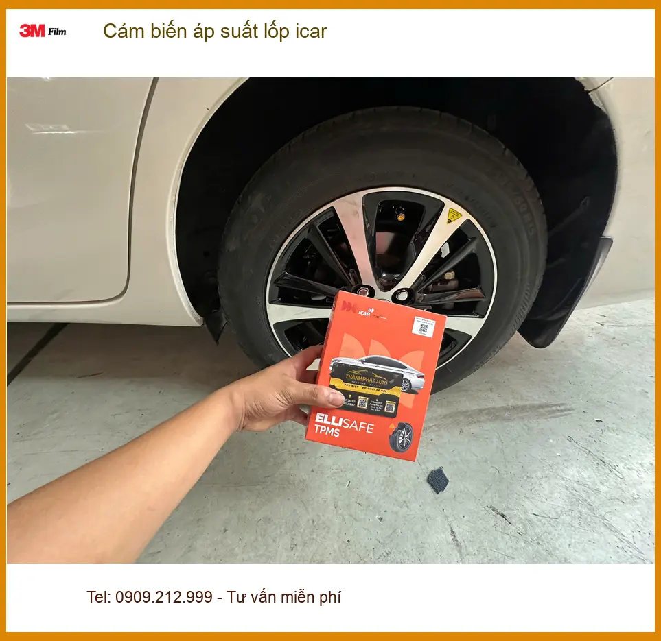 Anh Minh lắp cảm biến áp suất lốp iCar cho Mazda CX-5 tại Quận 9 để an tâm hơn ảnh thực tế 2