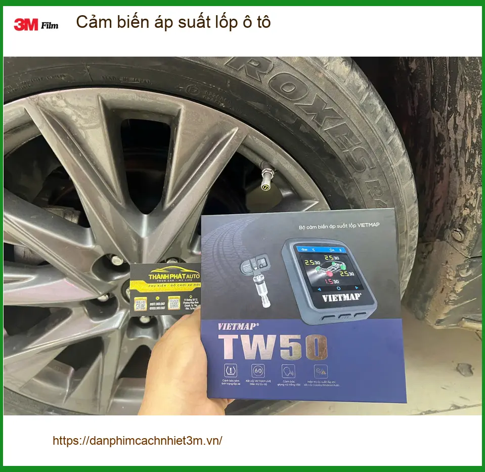 Anh Hùng lắp cảm biến áp suất lốp ô tô cho Honda CR-V tại Quận Tân Phú ảnh thực tế 2