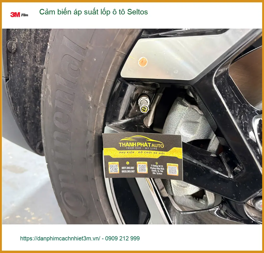 Anh Kiên lắp cảm biến áp suất lốp cho Kia Seltos tại Quận 10 để lái xe an toàn hơn ảnh thực tế 5