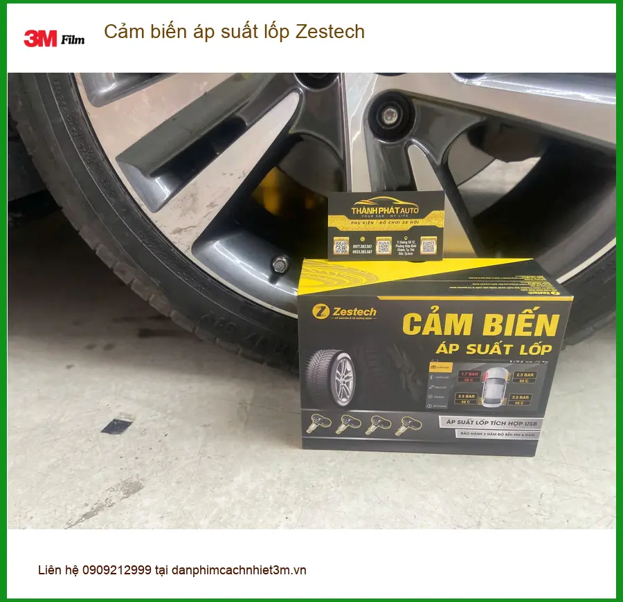 Chị Thảo lắp cảm biến áp suất lốp Zestech Hyundai Accent ở Nhà Bè