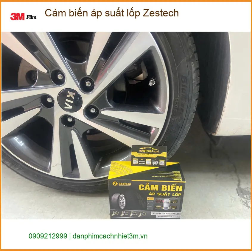 Chị Thảo lắp cảm biến áp suất lốp Zestech Hyundai Accent ở Nhà Bè ảnh thực tế 3