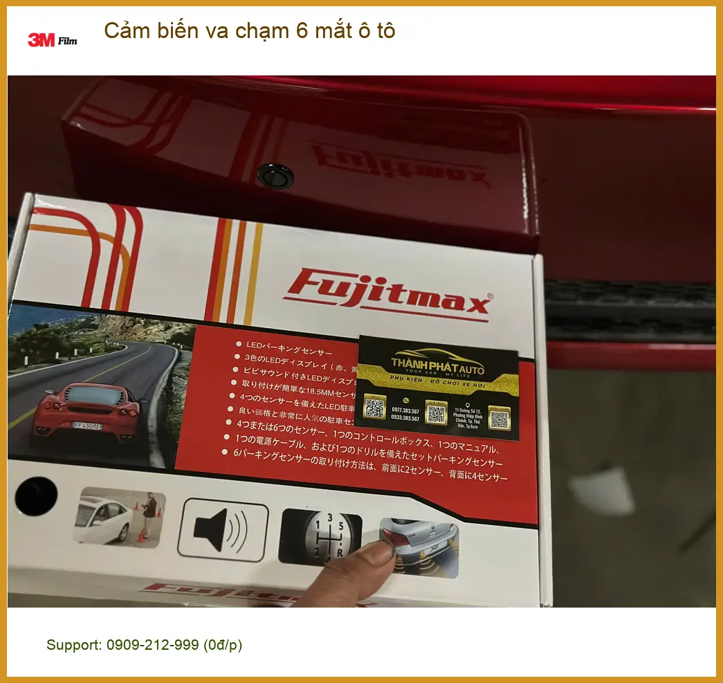 Anh Khang lắp cảm biến va chạm 6 mắt ô tô Hyundai Santa Fe ở Quận 7 ảnh thực tế 3