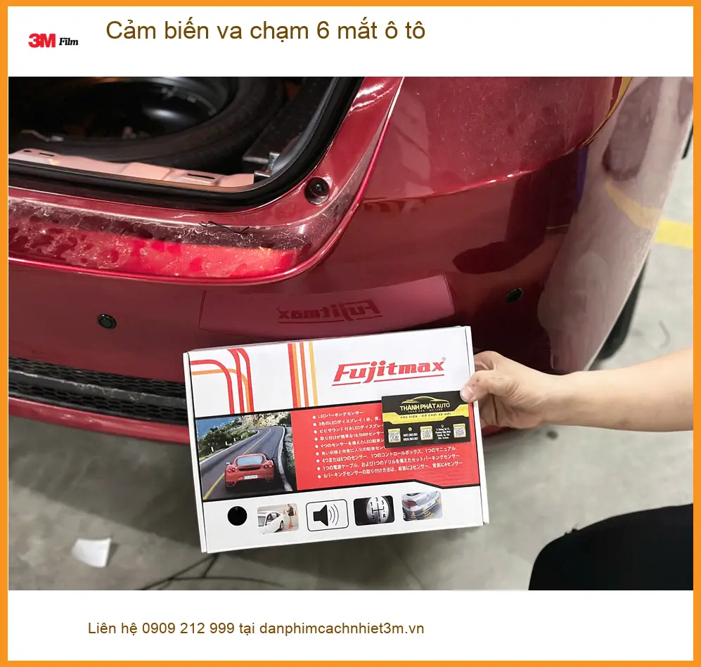 Anh Khang lắp cảm biến va chạm 6 mắt ô tô Hyundai Santa Fe ở Quận 7 ảnh thực tế 4