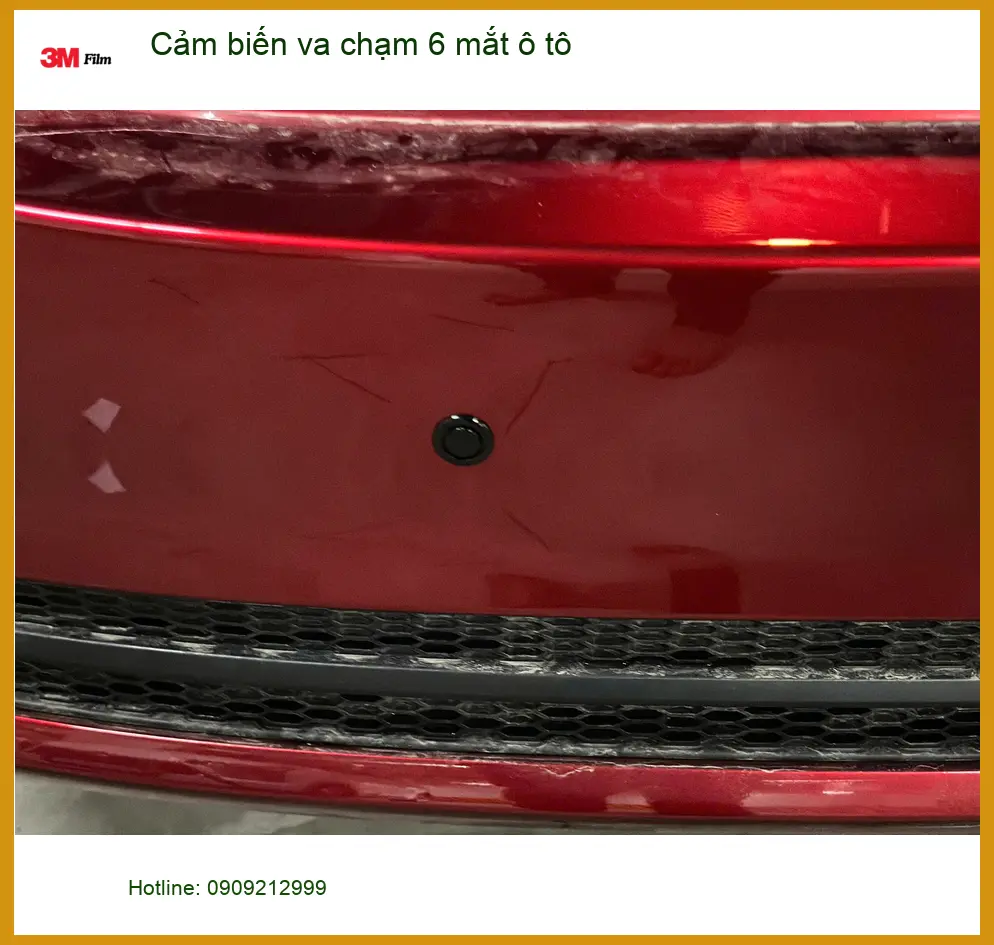 Anh Khang lắp cảm biến va chạm 6 mắt ô tô Hyundai Santa Fe ở Quận 7 ảnh thực tế 5
