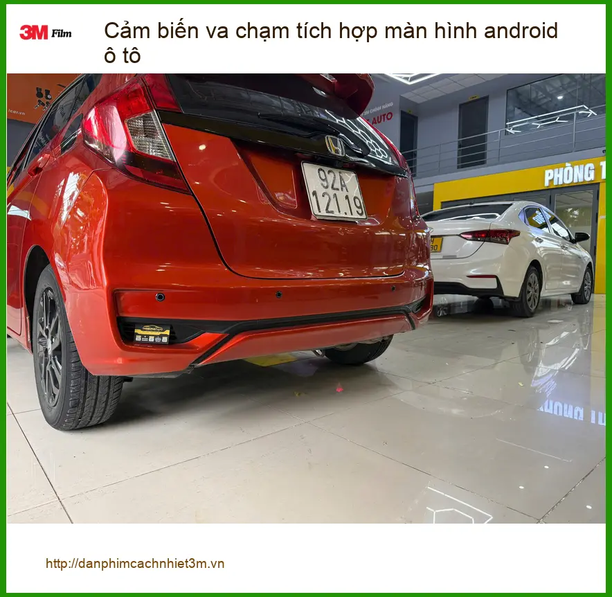 Anh Phong lắp Cảm biến va chạm tích hợp màn hình Android ô tô Quận 12 ảnh thực tế 2