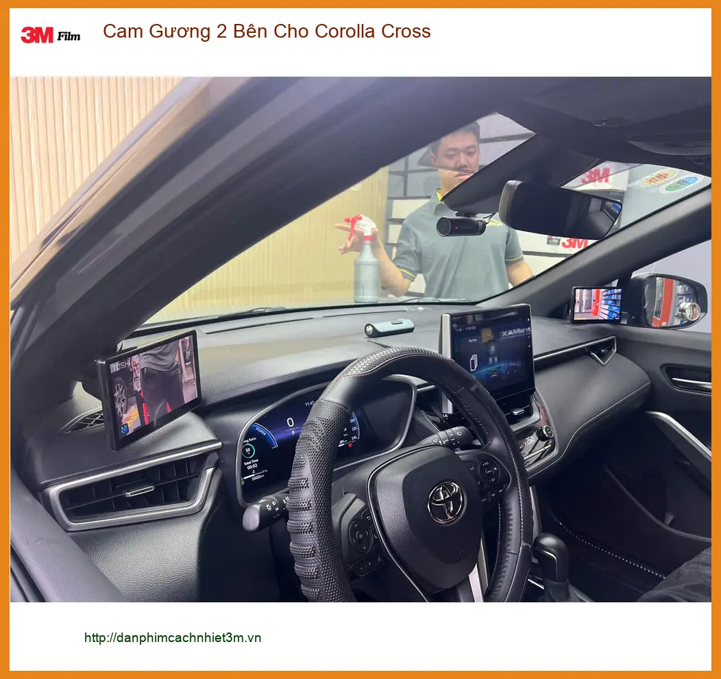 Anh Minh lắp Cam Gương 2 Bên Corolla Cross Quận Bình Tân - An toàn mọi góc nhìn. ảnh thực tế 3