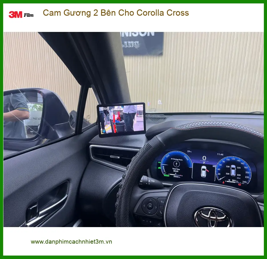 Anh Minh lắp Cam Gương 2 Bên Corolla Cross Quận Bình Tân - An toàn mọi góc nhìn. ảnh thực tế 4