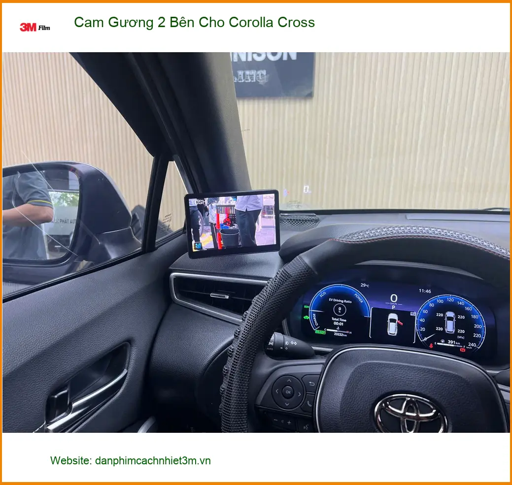 Anh Tấn lắp Cam Gương 2 Bên Corolla Cross Quận 5 an toàn hơn ảnh thực tế 2