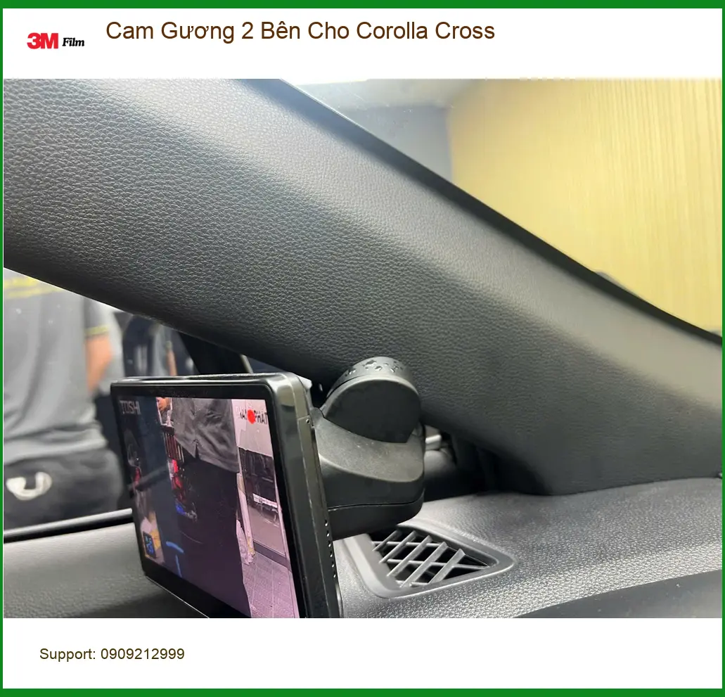 Chị Thảo lắp cam gương 2 bên cho Corolla Cross tại Hóc Môn tiện quan sát ảnh thực tế 3