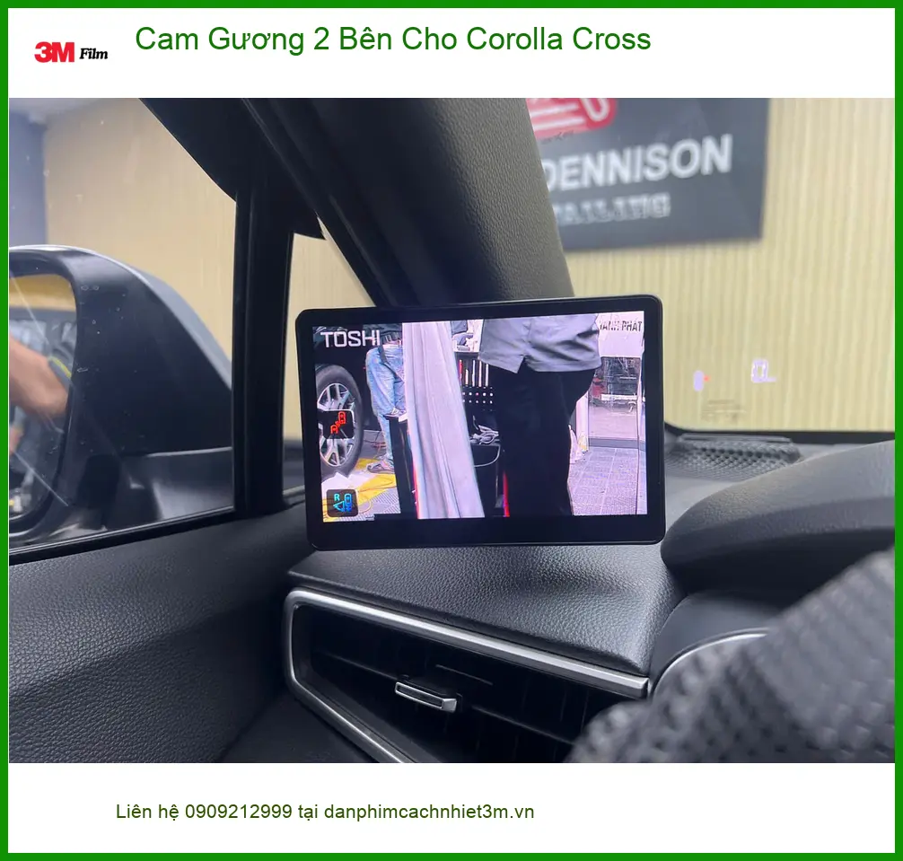 Chị Thảo lắp cam gương 2 bên cho Corolla Cross tại Hóc Môn tiện quan sát ảnh thực tế 4