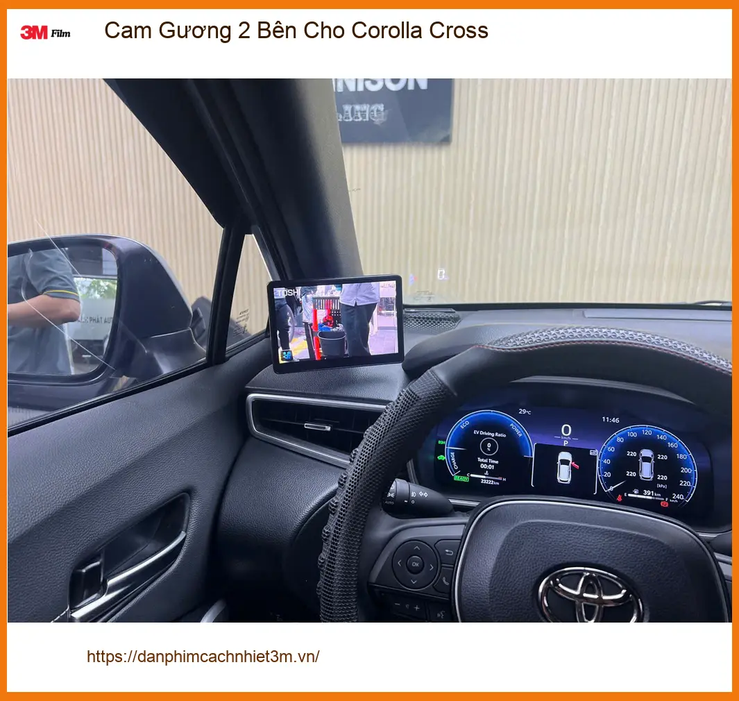 Anh Minh Khôi lắp Cam Gương 2 Bên Toyota Corolla Cross Quận 10 ảnh thực tế 3