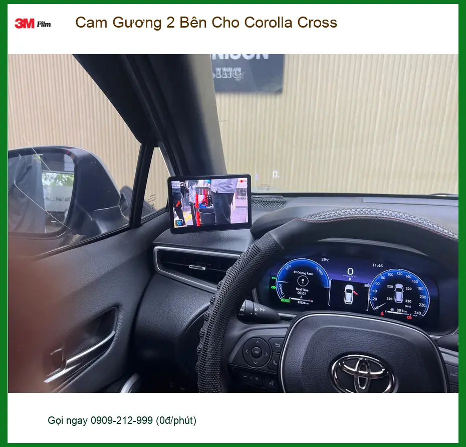 Anh Minh Khôi lắp Cam Gương 2 Bên Toyota Corolla Cross Quận 10 ảnh thực tế 5
