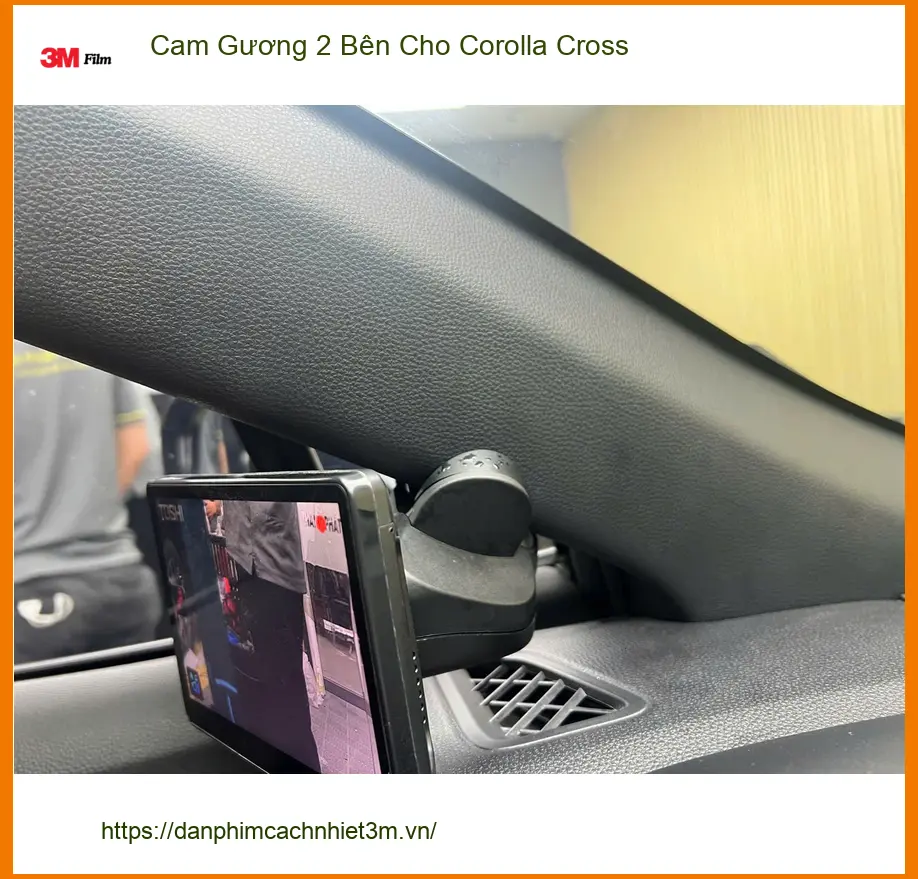 Anh Phước lắp Cam Gương 2 Bên Corolla Cross ở Nhà Bè tránh va chạm ảnh thực tế 3