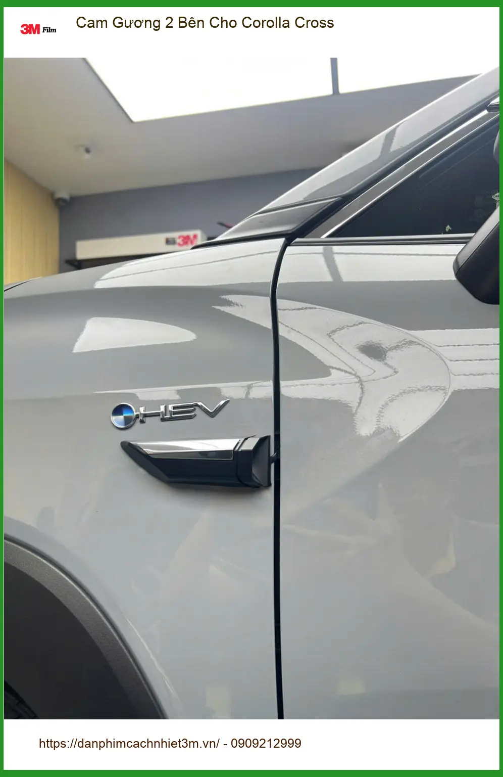 Anh Phước lắp Cam Gương 2 Bên Corolla Cross ở Nhà Bè tránh va chạm ảnh thực tế 4