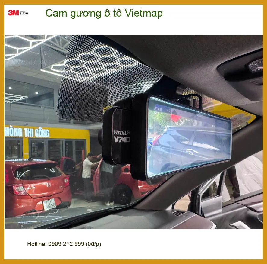 Anh Khang lắp Camera gương ô tô Vietmap cho Honda CR-V tại Thủ Đức ảnh thực tế 2