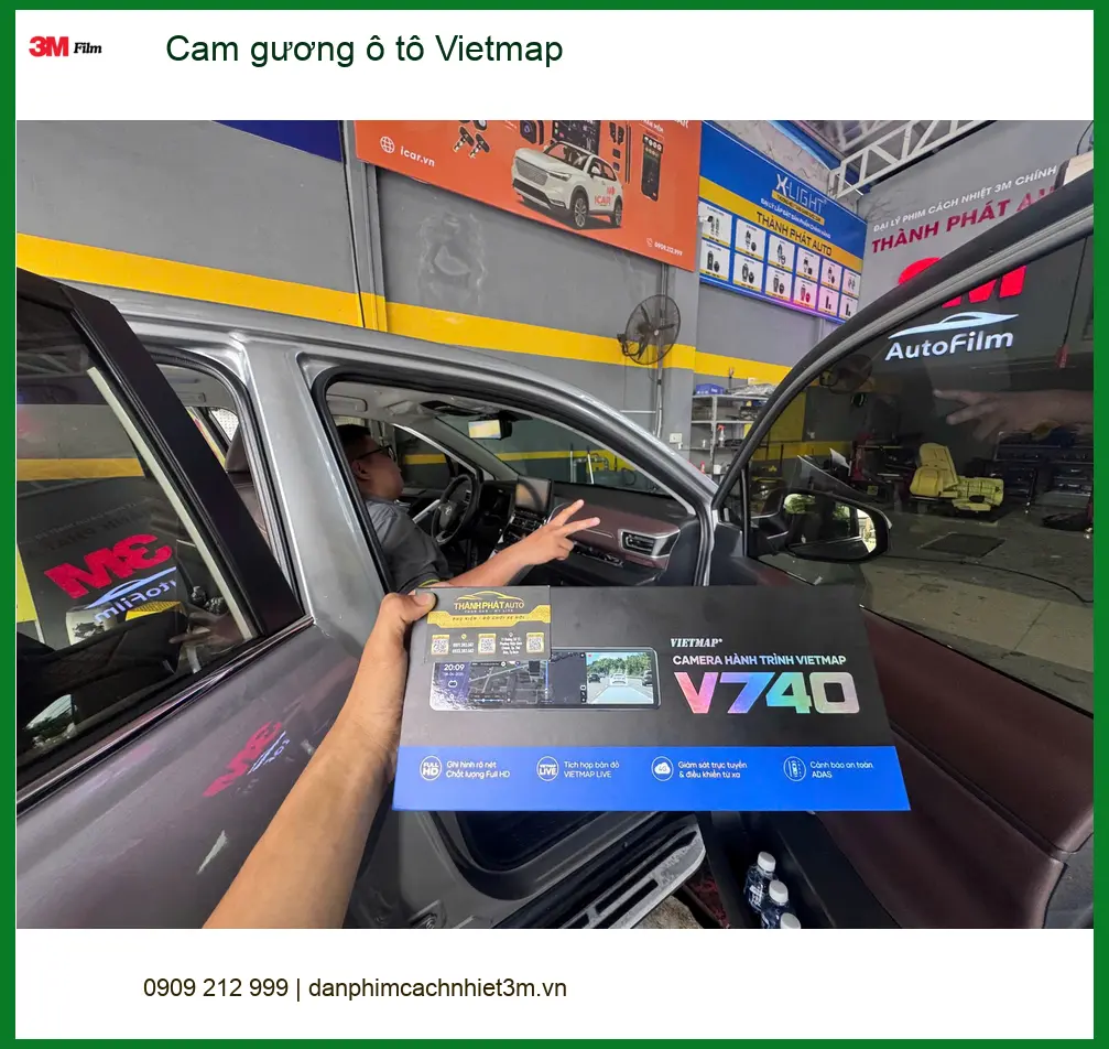 Anh Khang lắp Camera gương ô tô Vietmap cho Honda CR-V tại Thủ Đức ảnh thực tế 4