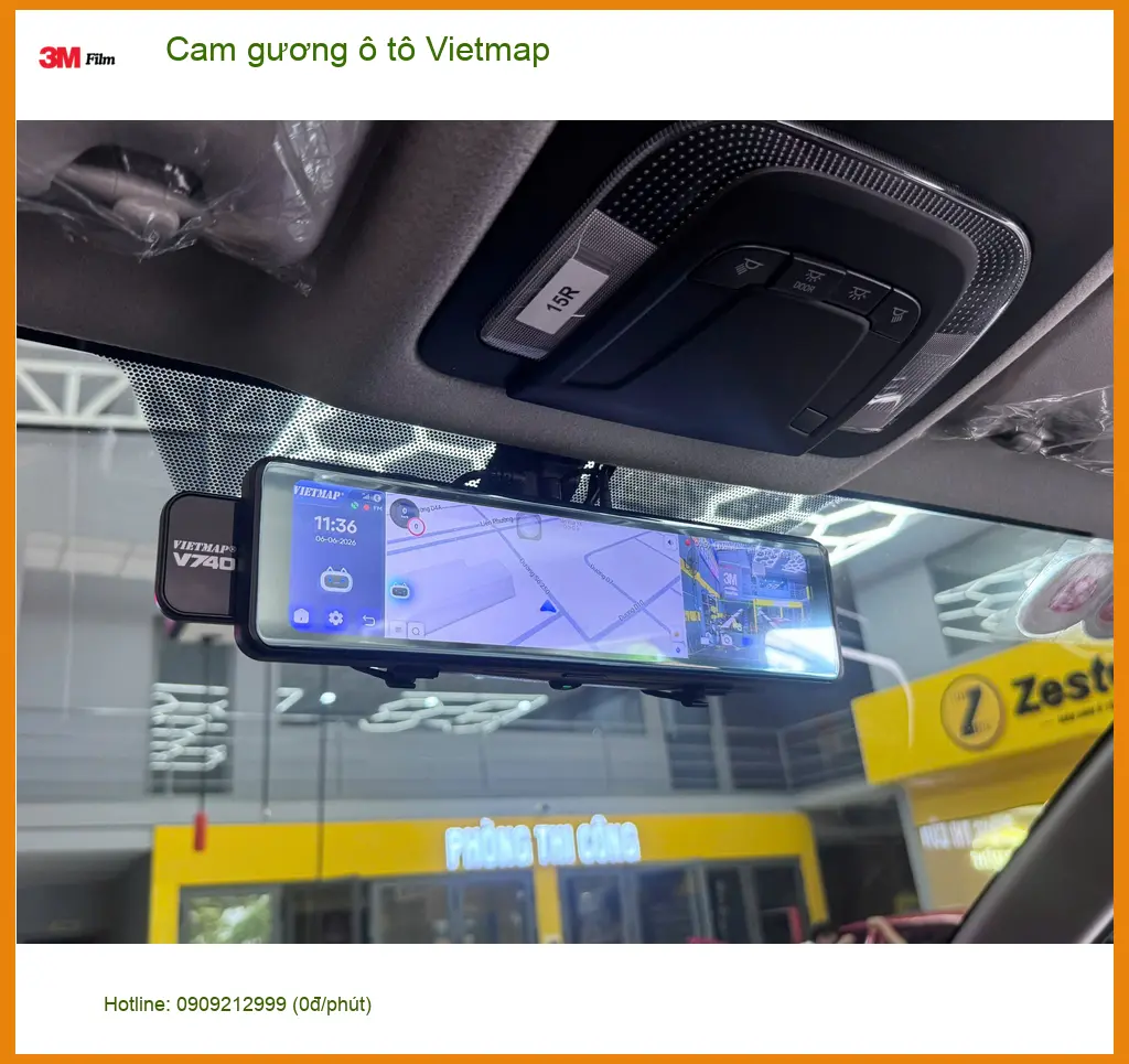 Anh Minh Lắp cam gương ô tô Vietmap cho Kia Sorento tại Quận 12 ảnh thực tế 4