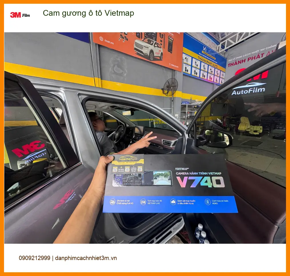 Anh Minh Lắp cam gương ô tô Vietmap cho Kia Sorento tại Quận 12 ảnh thực tế 5