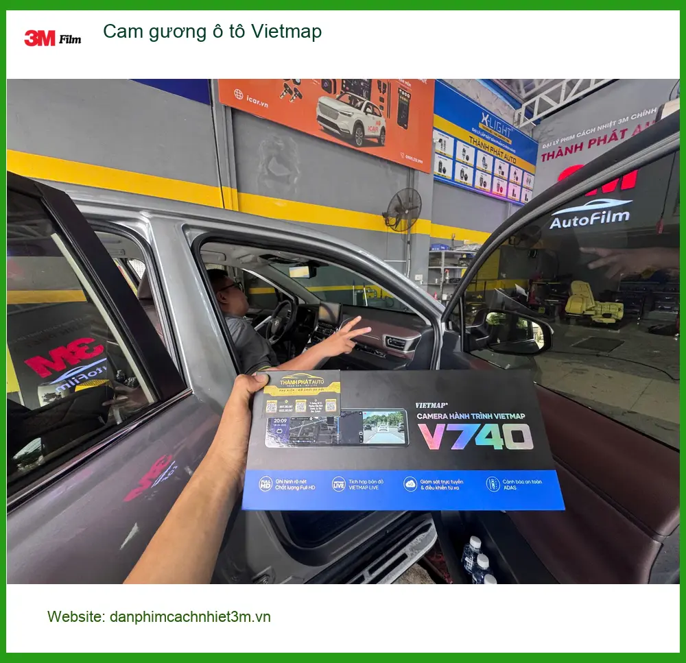 Chị Thảo lắp Cam gương ô tô Vietmap cho Hyundai Elantra tại Quận Bình Thạnh ảnh thực tế 3