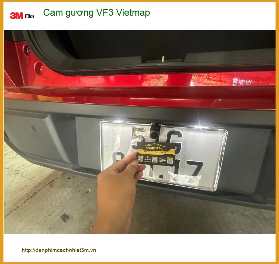 Anh Bách lắp cam gương Vietmap cho VinFast VF3 tại Quận 6 ảnh thực tế 4