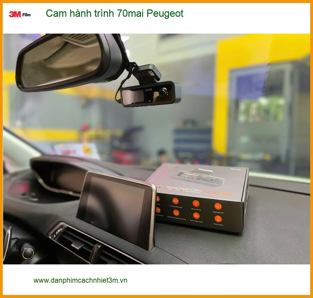 Chị Thư lắp cam hành trình 70mai cho Peugeot 3008 tại Thủ Đức