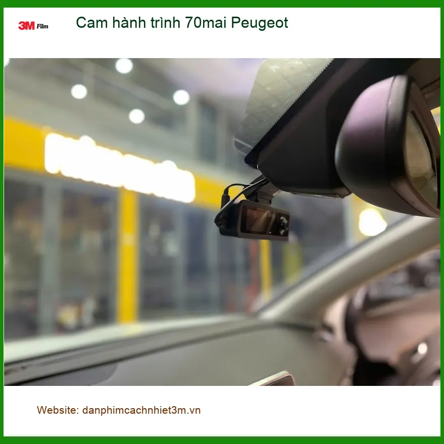 Anh Kiên lắp cam hành trình 70mai cho Peugeot 3008 tại Bình Chánh ảnh thực tế 3