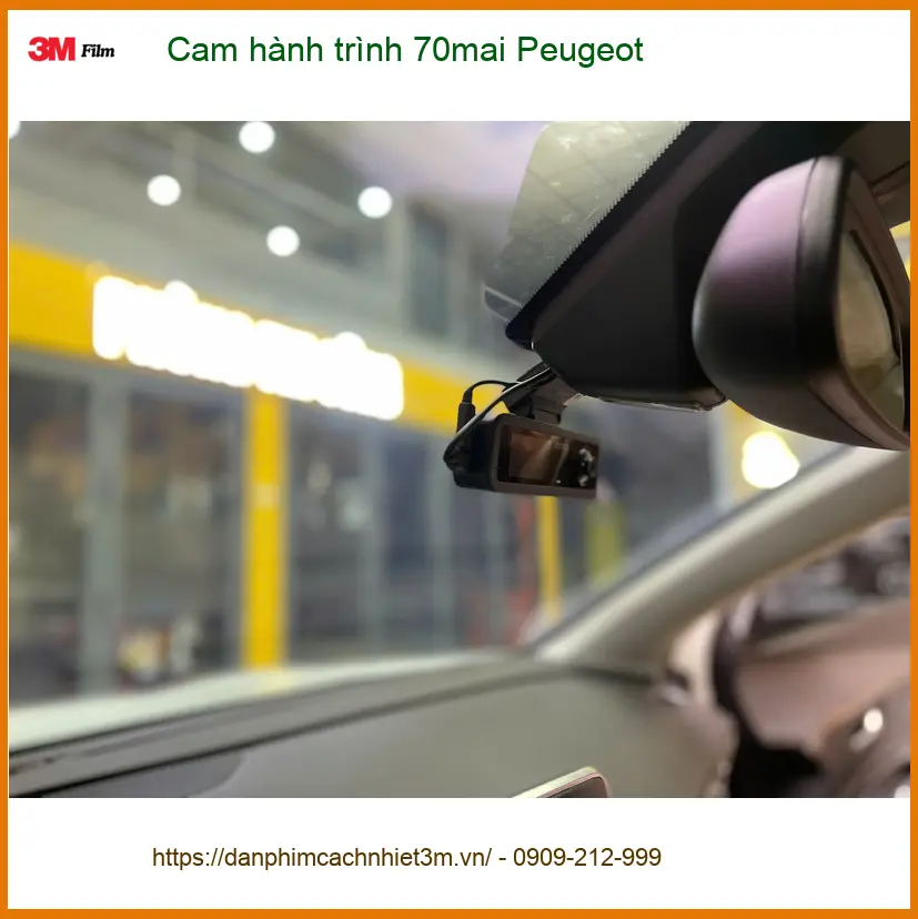 Anh Khải lắp Cam hành trình 70mai Peugeot 3008 tại Củ Chi để an tâm lái xe ảnh thực tế 2