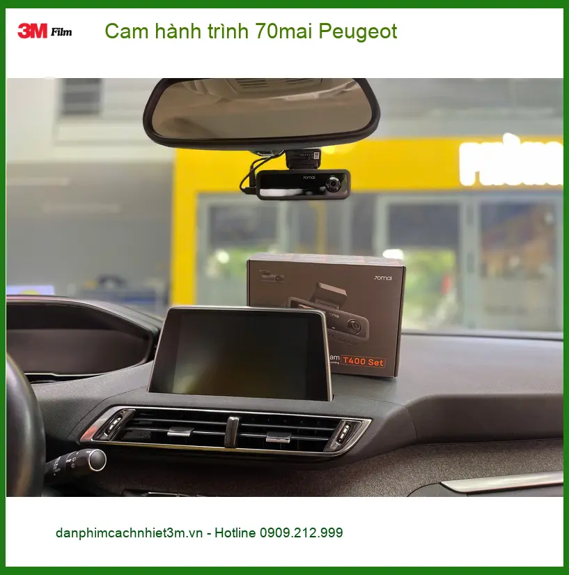Anh Khải lắp Cam hành trình 70mai Peugeot 3008 tại Củ Chi để an tâm lái xe ảnh thực tế 3